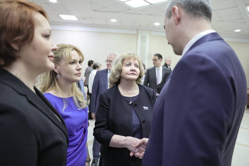 Людмила Бабушкина и Денис Паслер