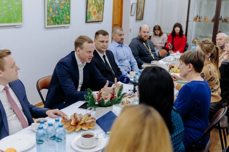 Встреча с активистами в Солотче