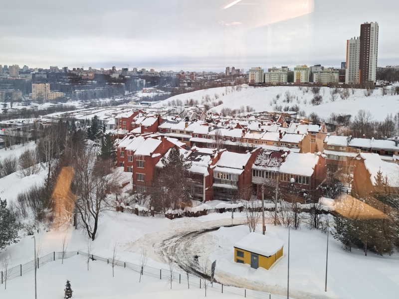 застройка, зима