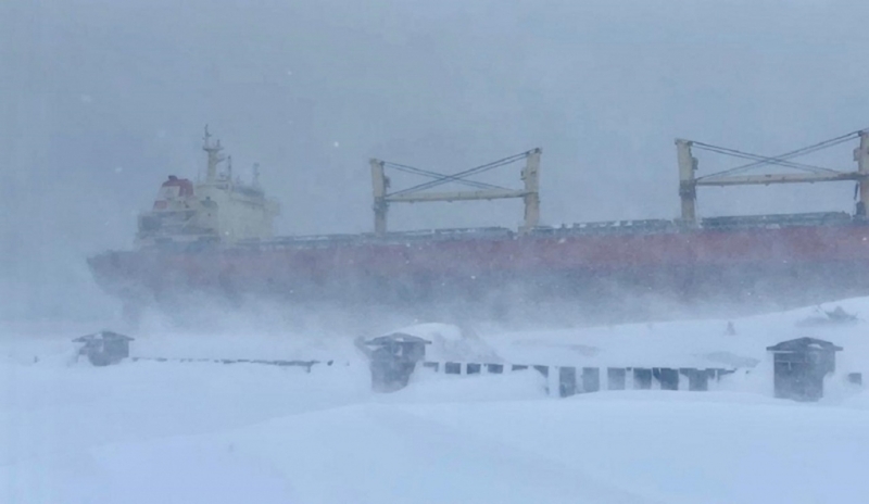 Китайский сухогруз