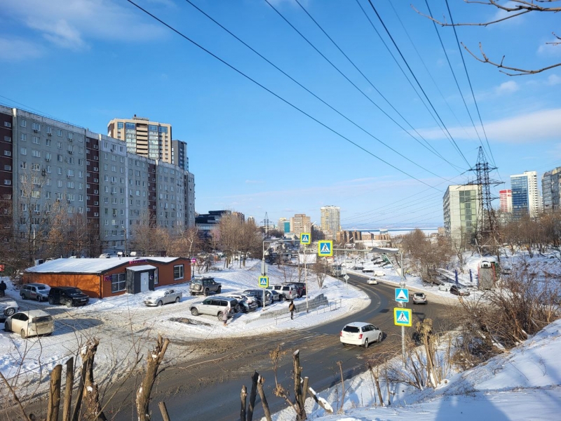 Зима во Владивостоке