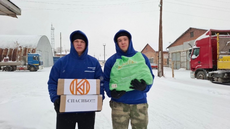 Гуманитарная помощь отправлена на фронт