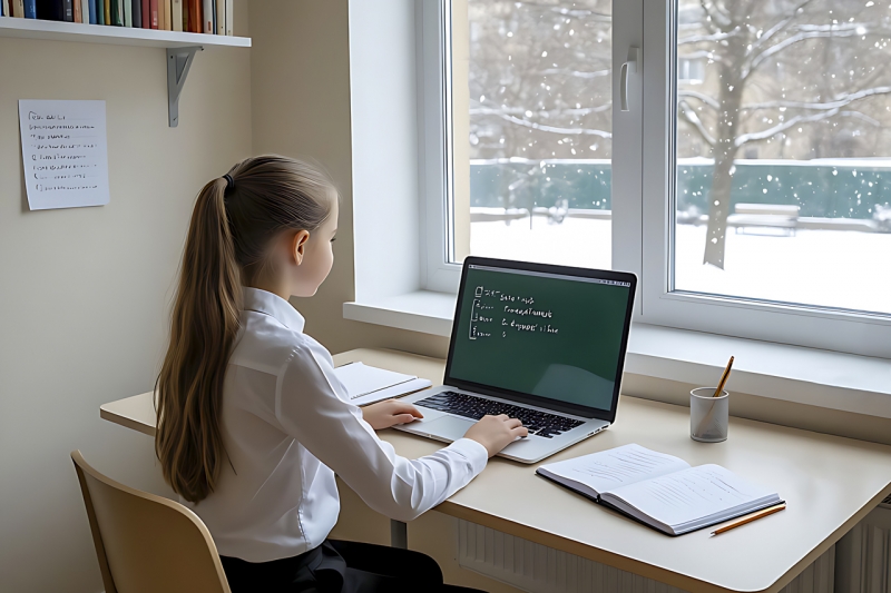 Детей крупной школы отправили на дистант