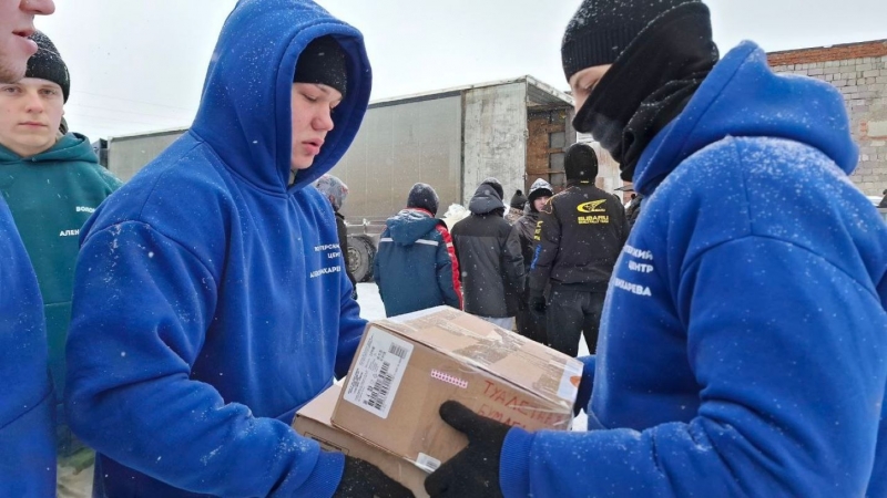 Гуманитарная помощь отправлена на фронт