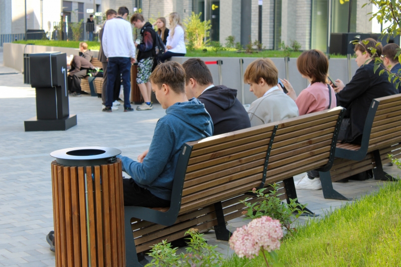 дети, парк, чтение