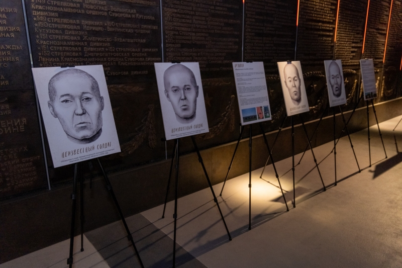 Облик бойцов восстановили по останкам черепа, рассказала Цунаева