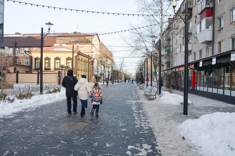 Прогулки зимой