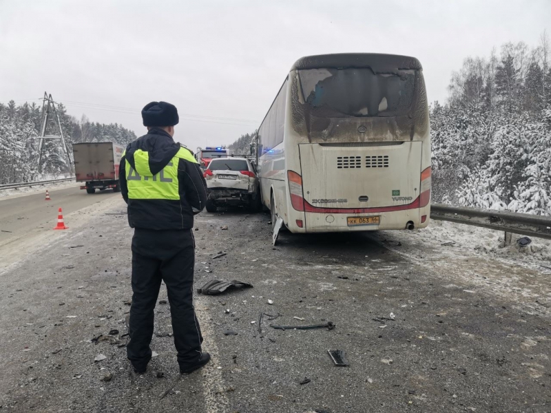 ДТП с автобусом