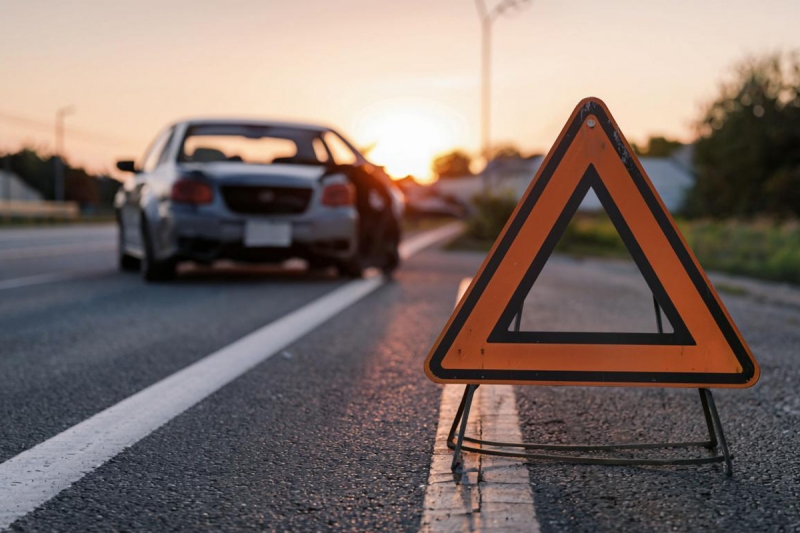 ДТП аварийный знак