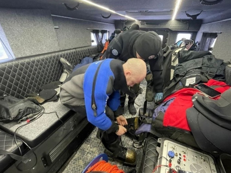 Водолаз из Якутии Станислав Соломахин