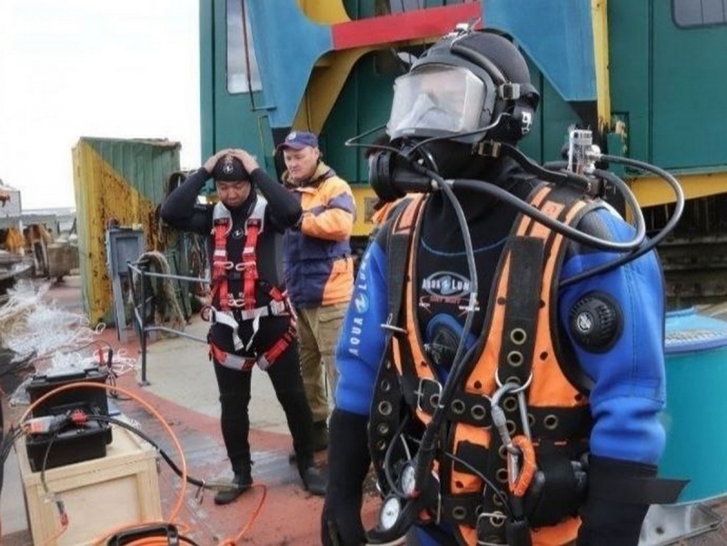 Водолаз из Якутии Станислав Соломахин