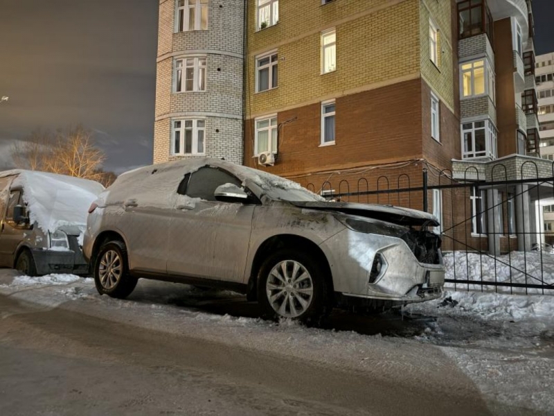 Сожженная машина