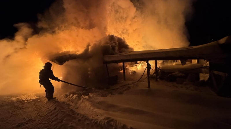 Пожар в конюшне