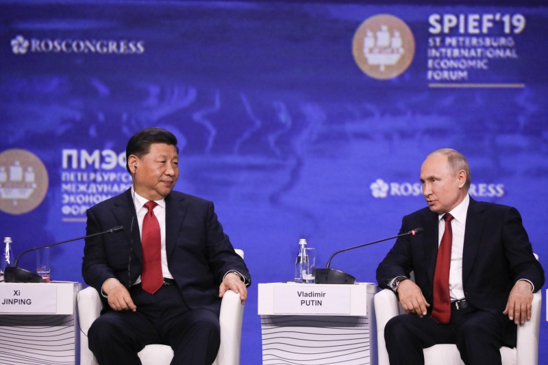 Путин и Цзиньпин