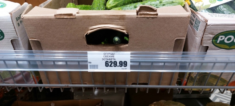 Россияне шокированы ценами на огурцы