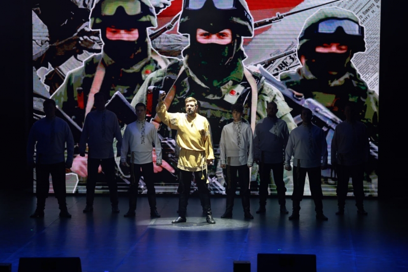 Состоялся торжественный концерт, посвященный Дню защитника Отечества