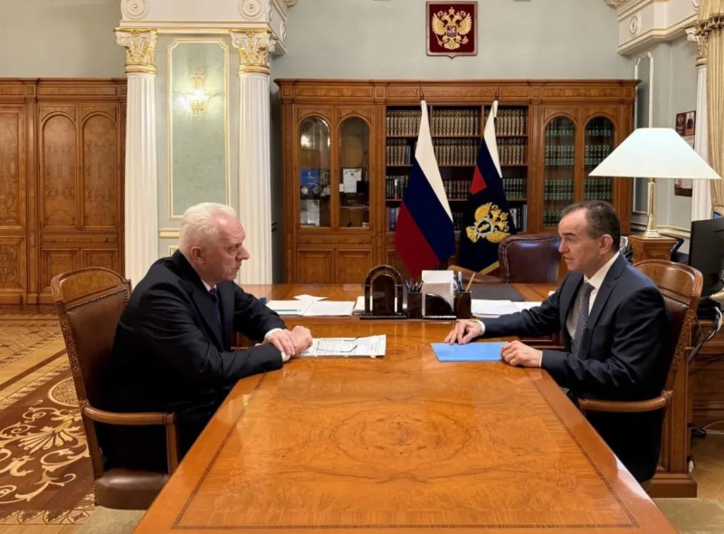 Глава Кубани Кондратьев побывал на приеме у Генпрокурора Гуцана