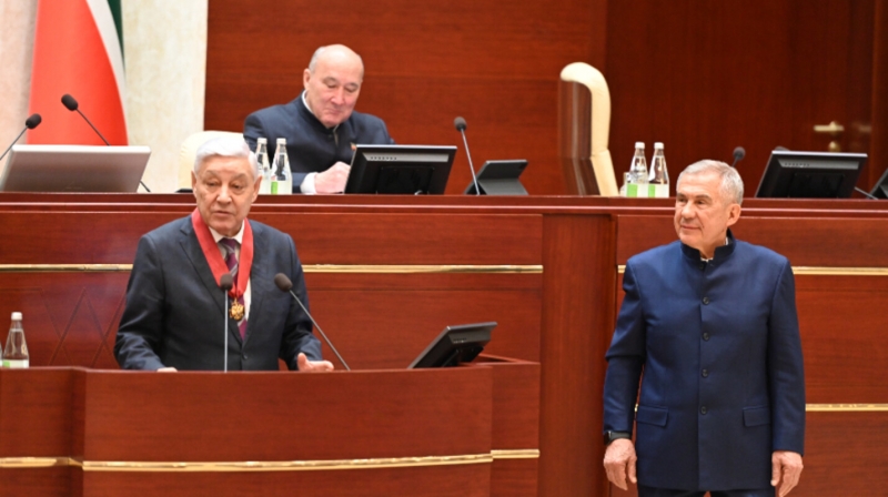 Мухаметшин и Минниханов