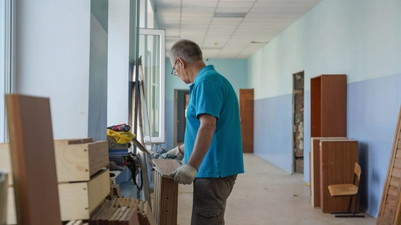 Предстоит отремонтировать коридоры, учебные кабинеты и инженерные коммуникации