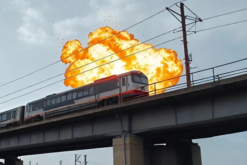 Теракт на железной дороге