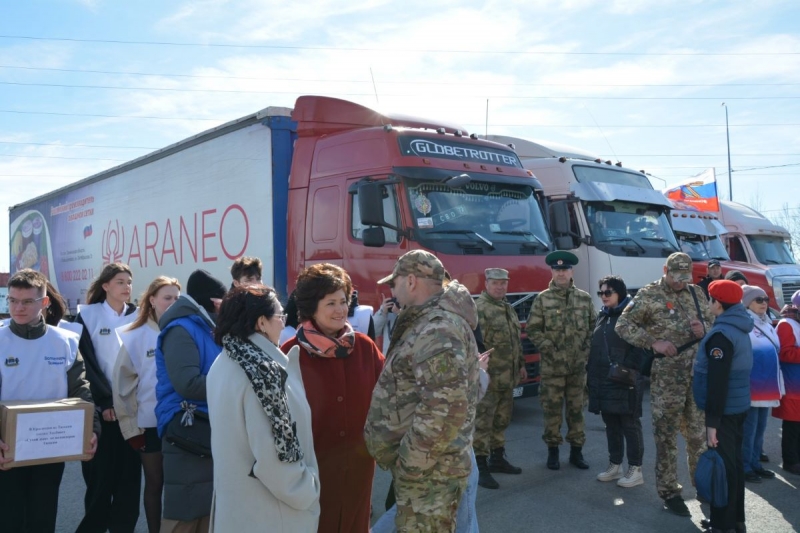 Светлана Иванова, отправка гуманитарной миссии