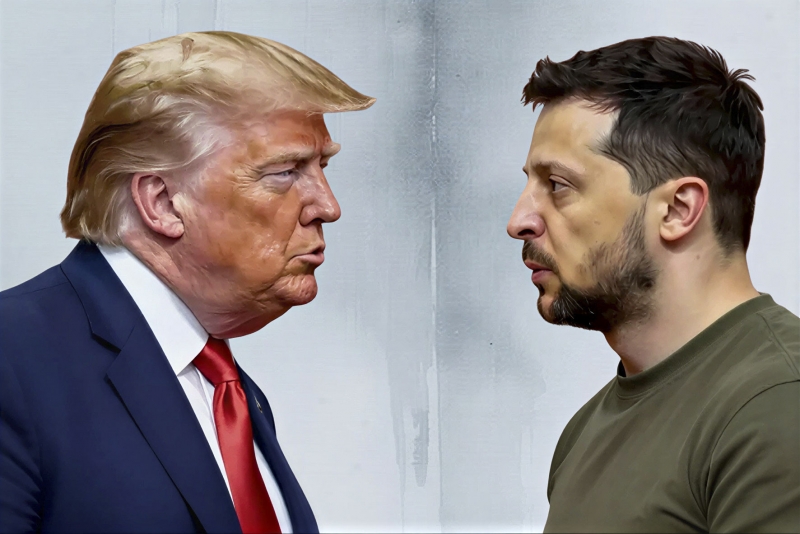 Трамп и Зеленский