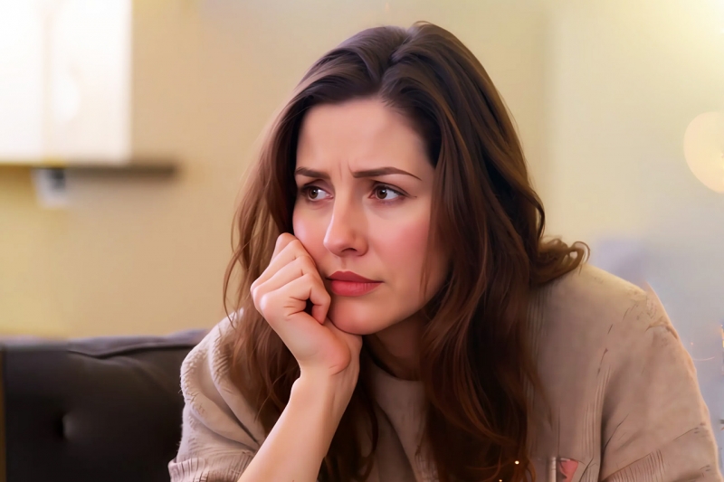 Женщина в депрессии