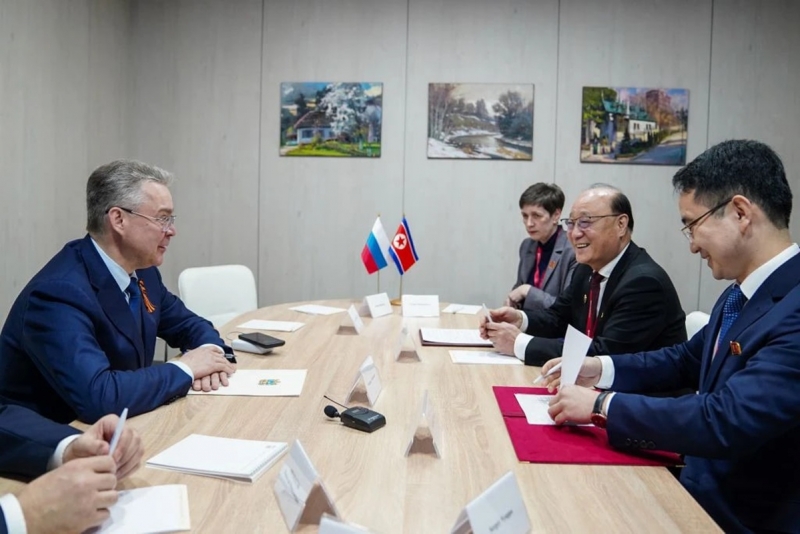 Глава Ставрополья Владимиров встретился с послом КНДР