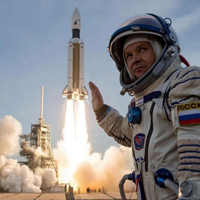 Космонавты