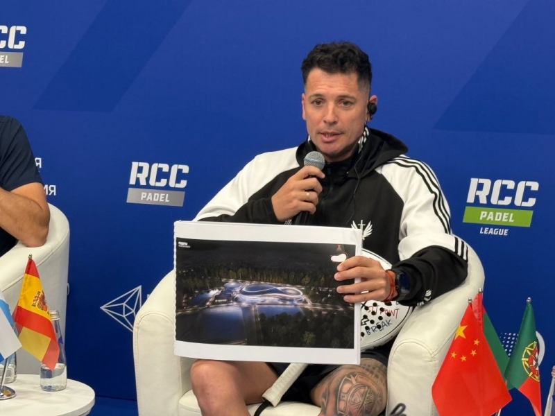 Новый проект продемонстрировал представитель Академии падела RCC Тито Аллеманди