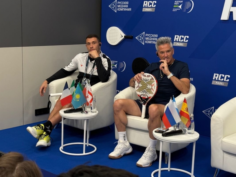 Новый проект продемонстрировал представитель Академии падела RCC Тито Аллеманди