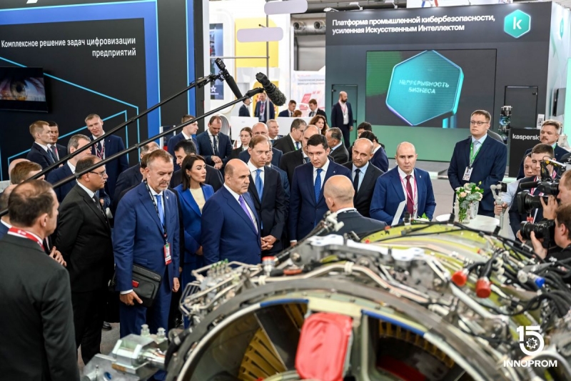 Михаил Мишустин на ИННОПРОМе