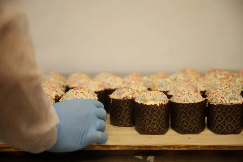 Освященные куличи