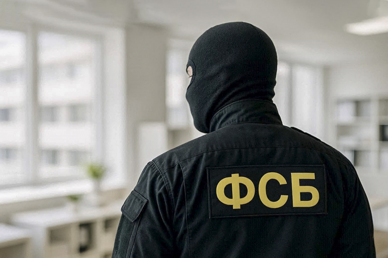 Сотрудник ФСБ в маске