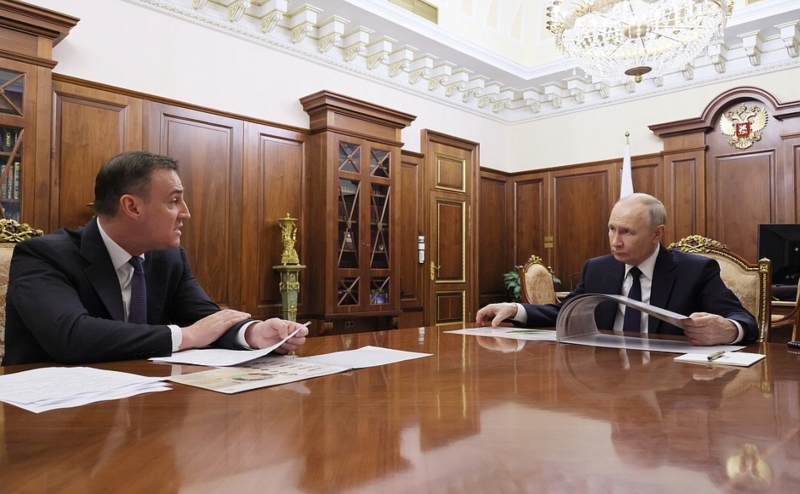 Дмитрий Патрушев и Владимир Путин