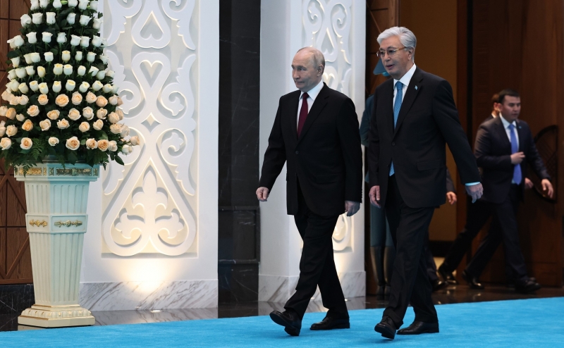 Путин и Токаев