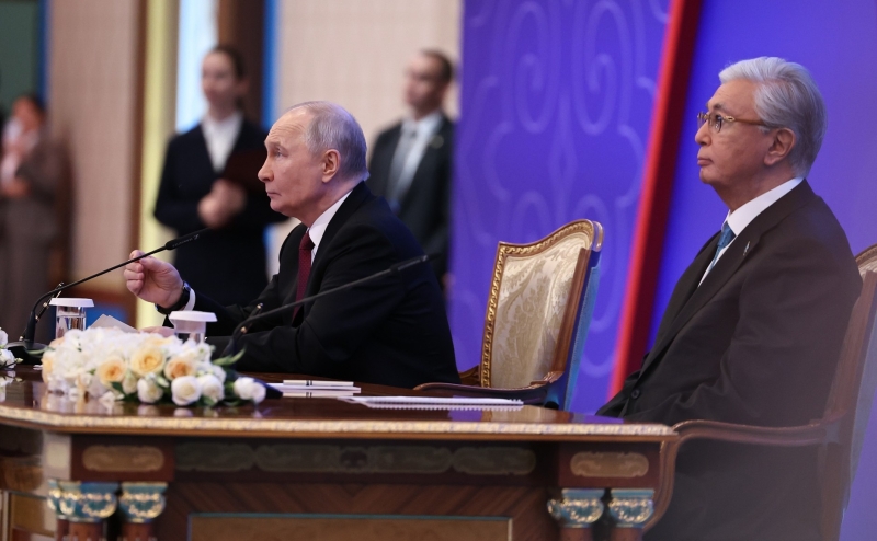 Путин и Токаев
