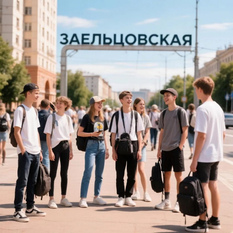 Подростки