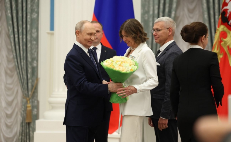 награждение Путина
