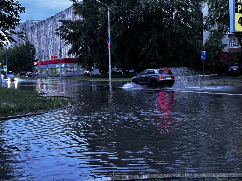 дождь. Тюмень