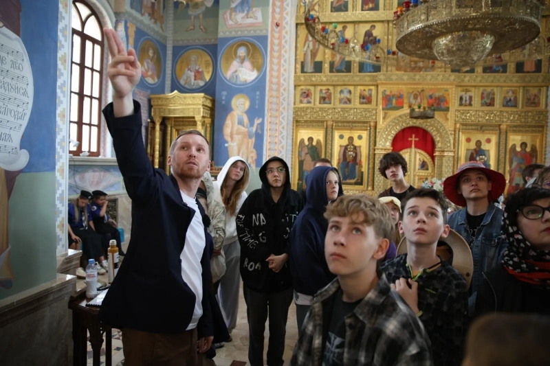 Юные таланты смогли нарисовать возрожденный храм