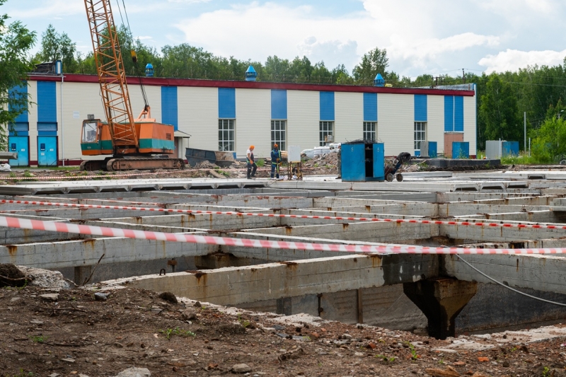 Александр Моор проинспектировал ход масштабной модернизации Метелевских водоочистных сооружений