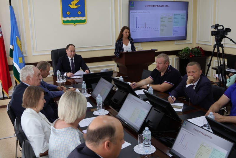 В Ступине прошло городское оперативное совещание под председательством Сергея Мужальских