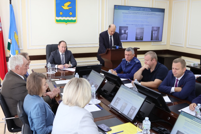 Оперативное совещание в Ступине