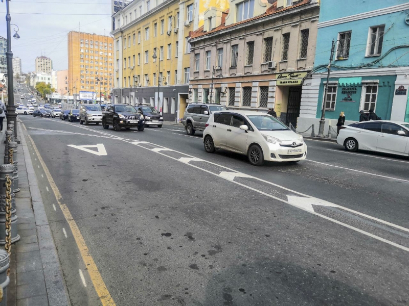 Дорога во Владивостоке