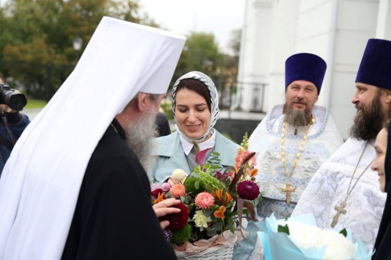 Храм освятил митрополит Екатеринбургский и Верхотурский Евгений