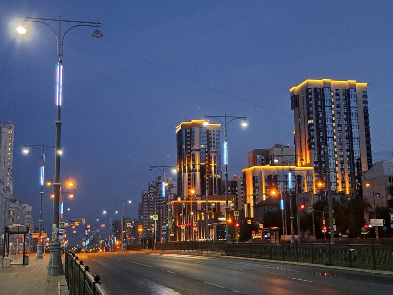 Ночной Екатеринбург