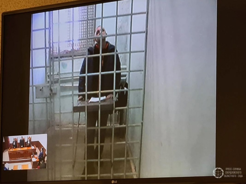 Сам Конев выслушал решение суда из колонии – по ВКС